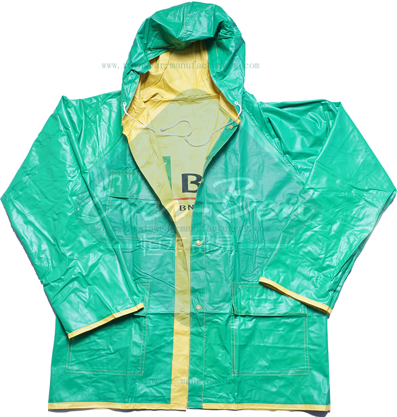 Double layers PVC biker jacket-China PVC plastic macs adults